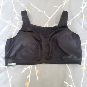 Glamorize Sports bra, adjustable straps, size 42F.